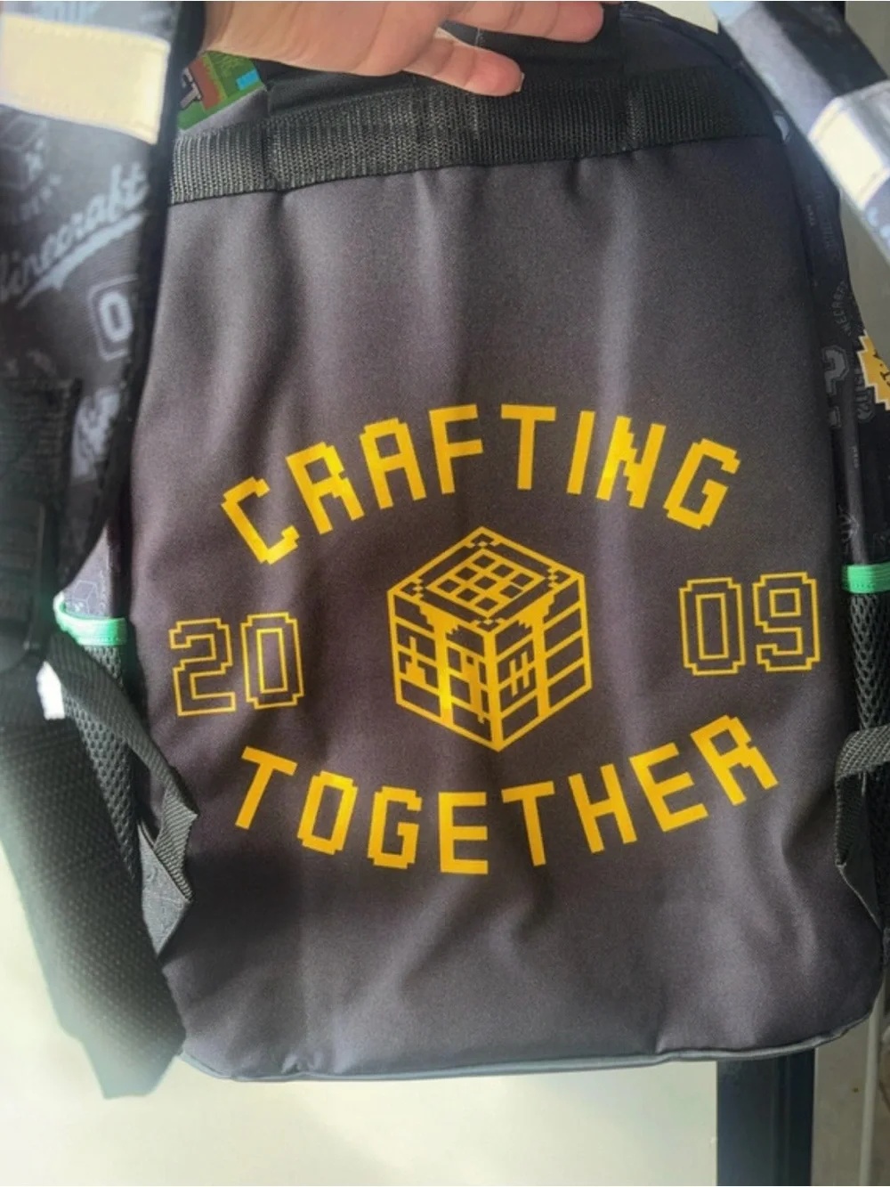 Boys Green & Black Backpack